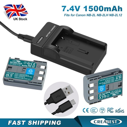Batteria per canon 2lh - 2x,