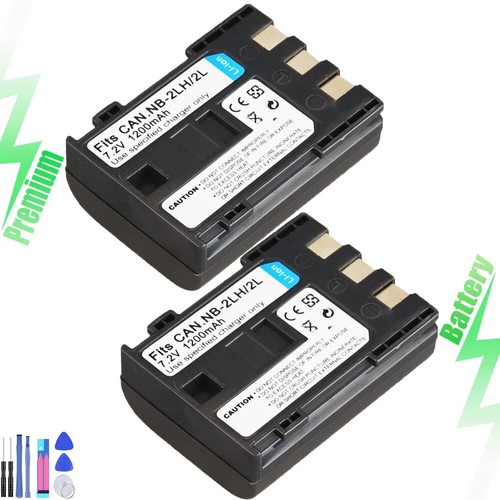 Batteria 1200mah per canon - 2x,